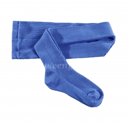 KASKA Kinderstrumpfhose gerippt - blau
